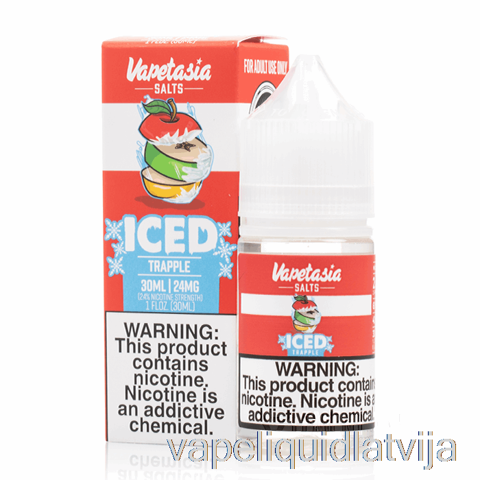 Iced Trapple - Vapetasia Salts - 30ml 24mg Vape šķidrums